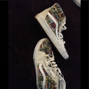 Custom Marvel high tops men’s size 8.5